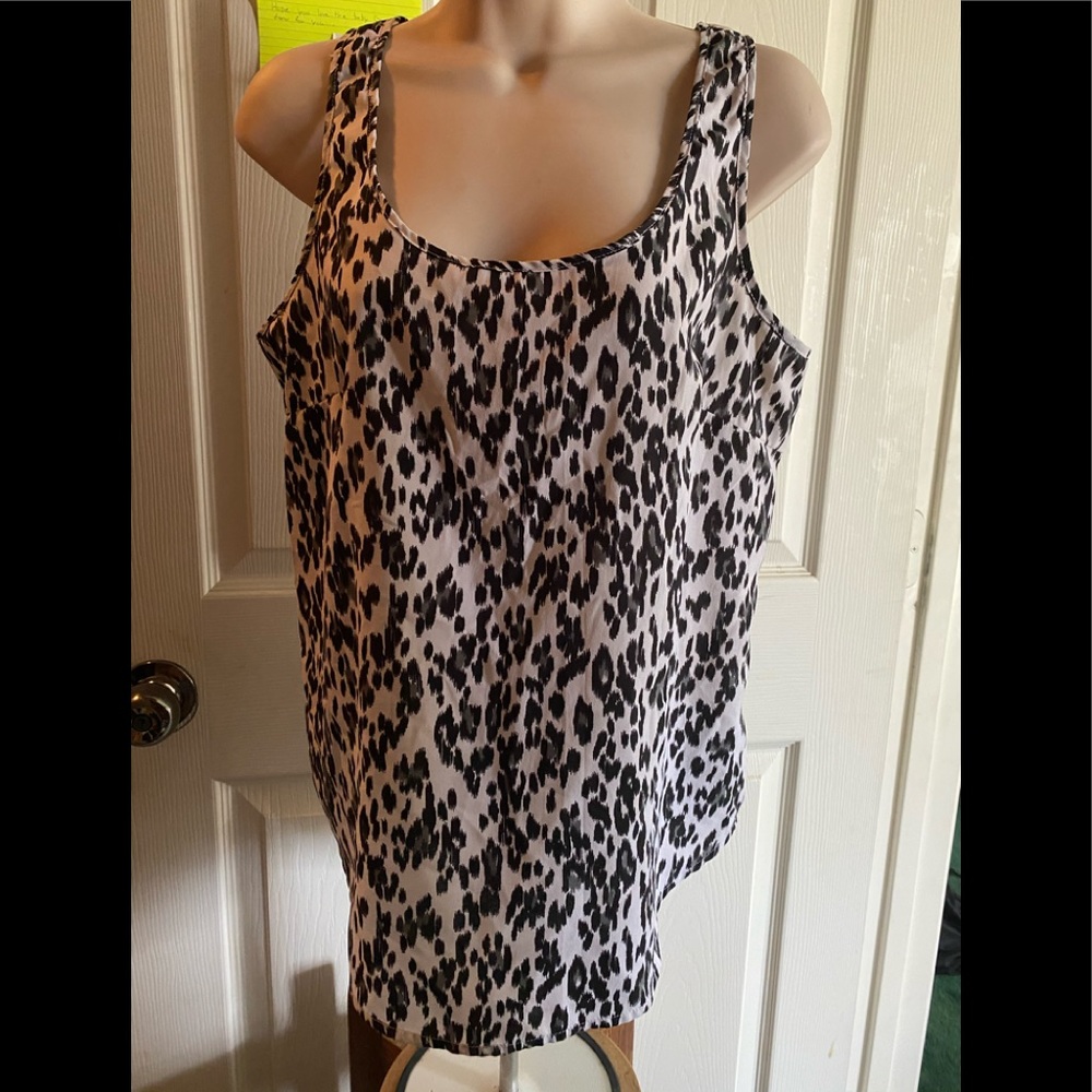 Leopard tank top
